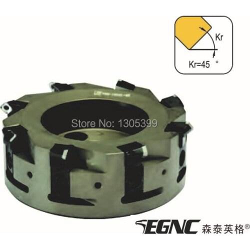 FMM-80AL-45 45 degree Indexable Aluminum Alloy Face Mills milling tool mill cutter CNC tooling system