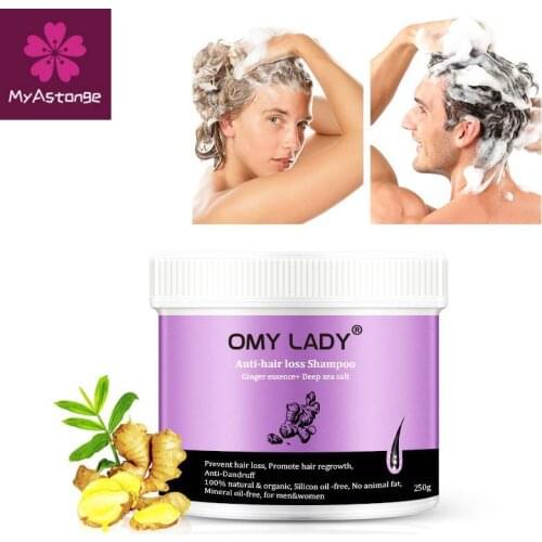 OMY LADY Ginger Anti Hair Loss Shampoo promote hair growth Shampoo Hair Thick Fast Growth Serum Herbal Liquid For Women Men