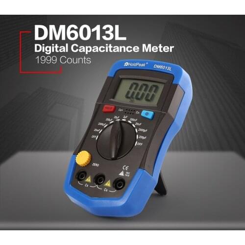 DM6013L Electronics Capacitance Meter Eletronicos esr Electronic Electronica Super Capacitor Tester Capacimetro Digital Meter