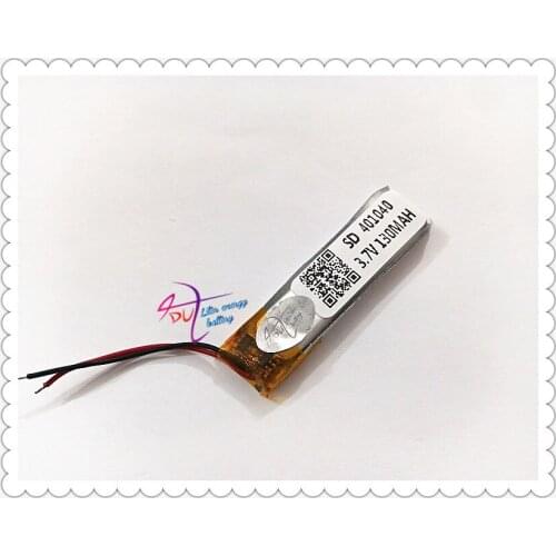 3.7v lithium battery Liter energy bsttery 401040 130mah recording pen wireless earphone point reading pen 041040