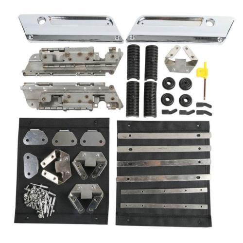 Motorcycle Saddlebag Hardware Latch Set Kit For Harley Touring Electra Street Glide Road King FLT FLHT 1994-2013