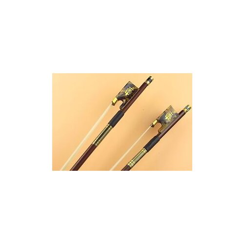 New PRO Green Sandalwood 4/4 full size Violin Bow frog inlaid copper flower