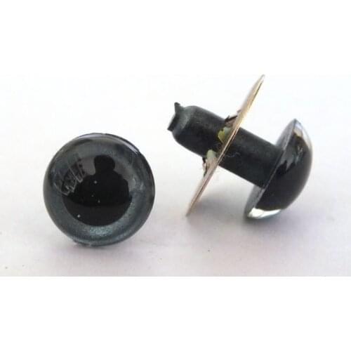 Very beautiful Dreamy dark gray color 12mm safety round toy eyes