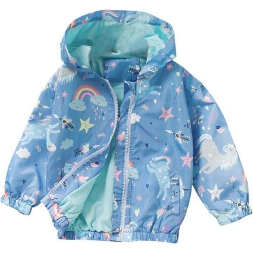Autumn Baby Girls Clothes Hoodie Zipper Jacket Coat Outerwear Cartoon Casual Children Kids Coat Outfits Tops 2-8T