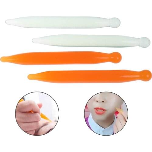 1pc Handmade Natural Jade Scraping Face Massage Wand for Therapy Stick Point Guasha Faical Massage Treatment