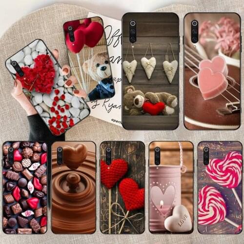 PENGHUWAN Love DIY Painted Bling Phone Case for Redmi Note 8 8A 7 6 6A 5 5A 4 4X 4A Go Pro Plus Prime