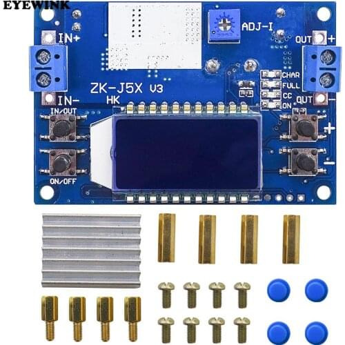 CC CV DC 6.5-36V to 1.2-32V 5A 75W Step Down Buck Converter Power Supply Module Voltage Regulator Transformer with Case Heatsink