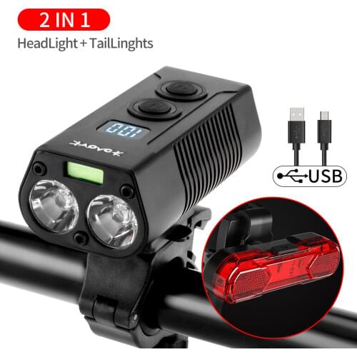 Removable Flashlight for Bicycle Tail Light Rechargeable LED Lighting Mountain Bike Bicycle Accessories Safety Warning Rear Lamp