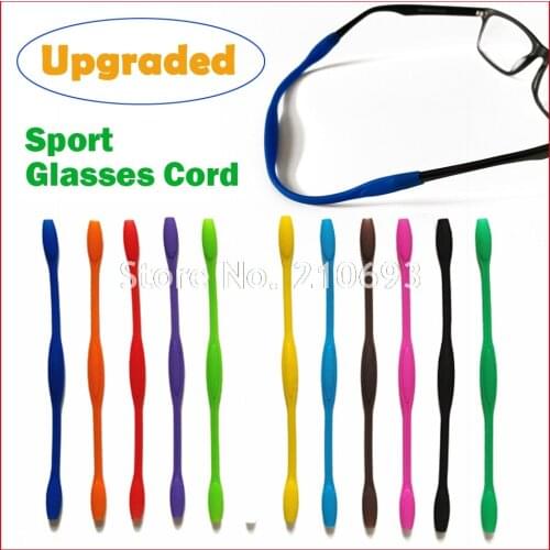 12pc Adult Kids Silicone Eyeglasses Cord Sunglasses Chain String Anti Slip Glasses holder Safe Comfortable Free Shipping