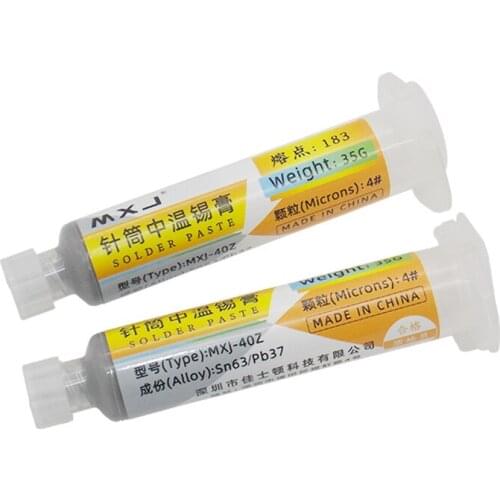 Leaded medium and low temperature solder paste no-clean solder paste soldering LED patch