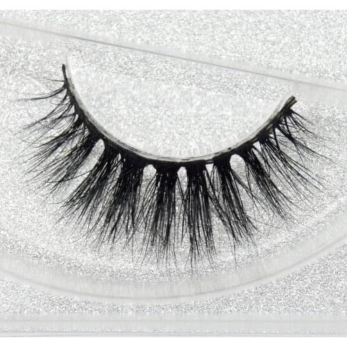 Visofree Lashes 3D Mink Eyelashes Volume Mink Eyelash Extensions Thick Mink Lashes Cruelty free Fluffy Natural False Lashes D114