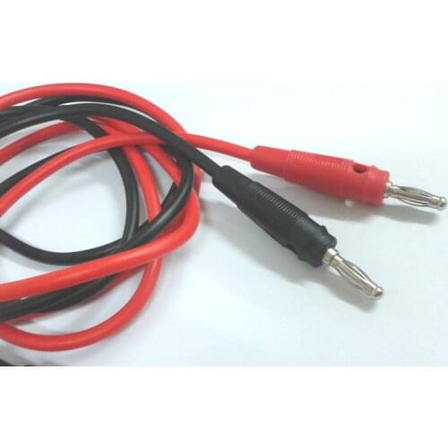 10pcs 4mm Banana Plug to 4mm Banana Plug Silicone Cable High Voltage