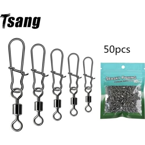 50pcs Strong Pull Lure Pin Connector Carp Fishing Hooks Fishhook Set Lure Swivels Tackle Fishing Accessories Fishing Connector
