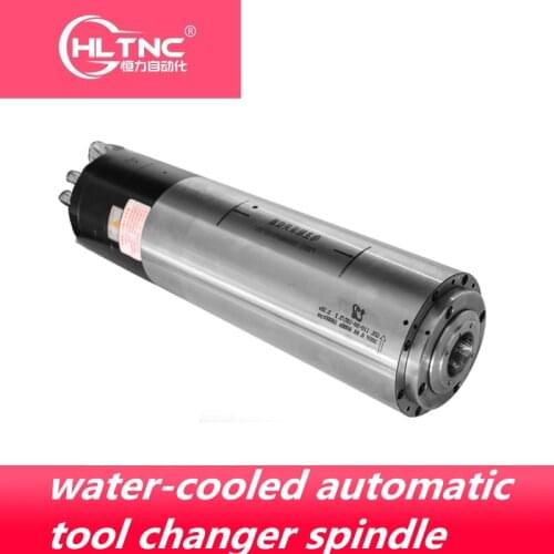 3.2 / 4.5 / 5.5 / 6.5 / 7.5 /12kw water-cooled automatic tool changer electric spindle motor BT30 BT40 tool holder