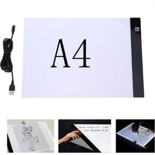 Digital Tablets A4 LED Graphic Artist Stencil Drawing Board Tracing Table Pad Three-level Diamond lichtbak voor diamond painting