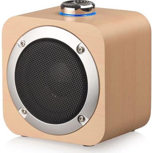 Wooden wireless Bluetooth speaker Mini Bass Subwoofer Phone TWS Internet Home Outdoor Portable Audio Phone Universal