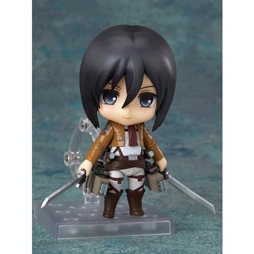 Attack on Titan Rivaille Levi Ackerman 390 Eren Jaeger Action Figure PVC Collection Model toys brinquedos for christmas gift