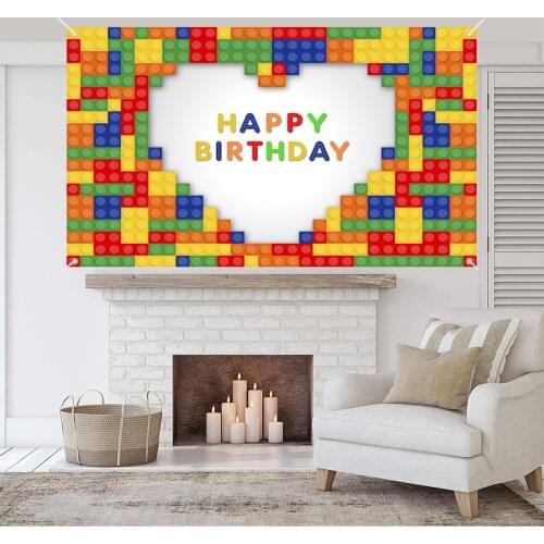 Background party background happy birthday party decoration banner photography supplies background happy birthday decoration
