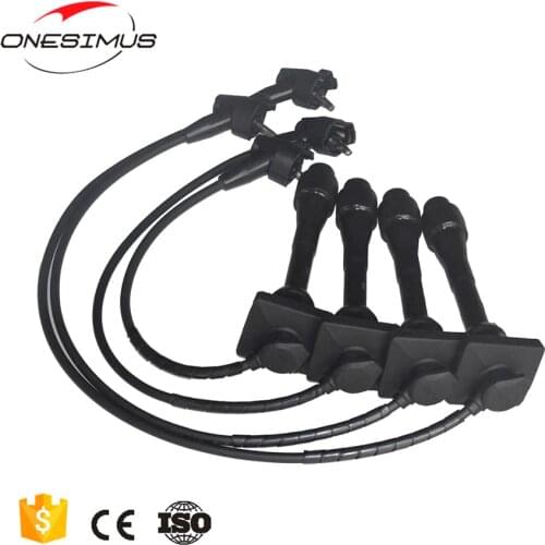 Ignition Cable Kit Ignition System OEM 90919-22395 for 4E-FE COROLLA Compact Estate Liftback (E11) 1.4 (EE111) One Set (4/Pics)