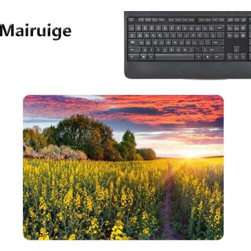 Mairuige beautiful flower mouse pad, as a desktop computer office gaming desk pad keyboard pad, suitable for coso