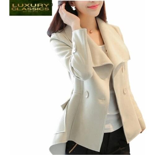 Spring-Autumn Fashion Coats Womens 2021 Female Newest Trench Coat Elegant Office Ladies Windbreaker Girls Clothes LWL458