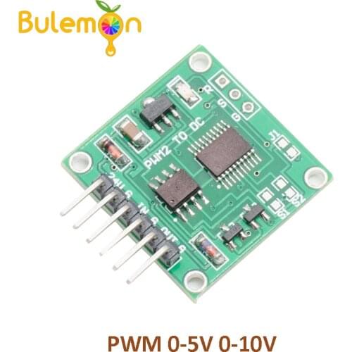PWM To Voltage Module 0-5V 0-10V Duty Ratio Linear Conversion Transmitter Internal Chip Processing Electronic Board SC06