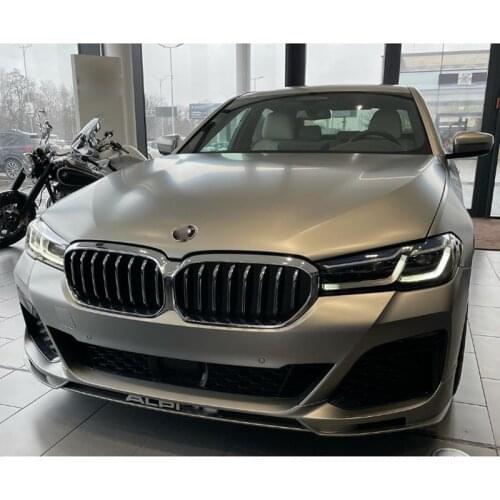 Carbon Fiber Front Bumper Splitter Lip For BMW G30 G38 525 530 LCI ALP Style B5 2020-2021 Car Body Kits Auto Parts
