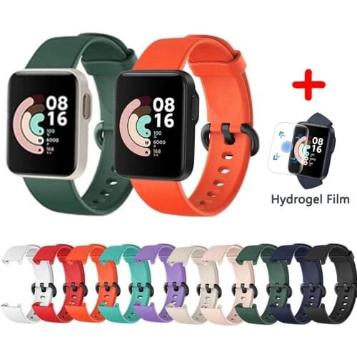 10 Color Sport Silicone Bracelet SmartWatch Strap For Redmi Watch Men women Universal Strap For Xiaomi Mi Watch Lite Accessories