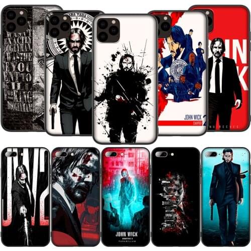 Lavaza K75 John Wick Silicone Soft Case for iPhone 12 Mini 11 Pro XS Max XR X 8 7 6 6S Plus 5 5S SE 2020