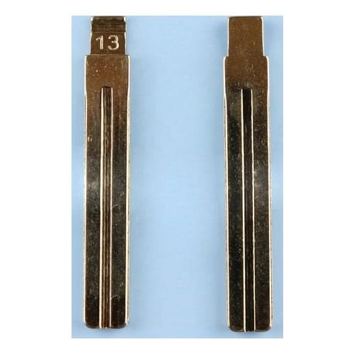 13# Universal Remotes Key Flip Blade For Toyota LEXUS CROWN Car Blank remote blade NO.13 Key Blade Side Groove