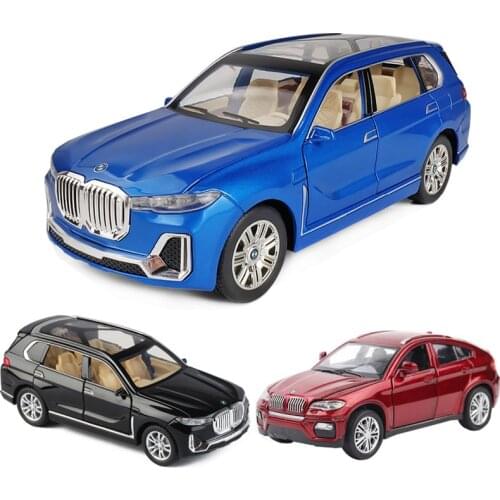1:24 1:32 BWM X-series X7 X6 Alloy Car Model Diecasts & Toy Vehicles SUV Collection Toy Cars Kid Toys For Children Gifts Boy Toy