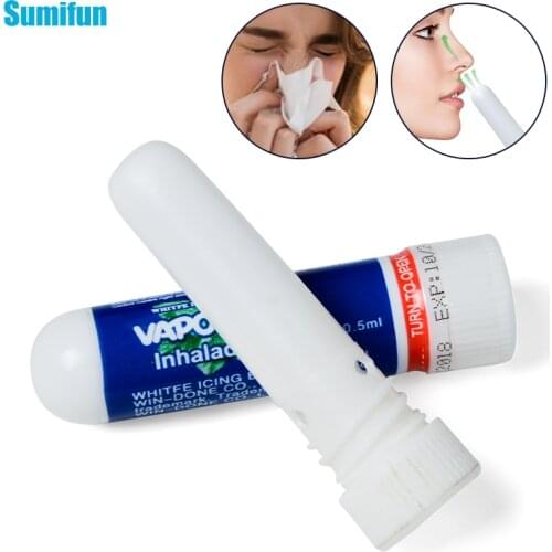 1/3/5Pcs Original Thailand Herbal Nasal Inhaler Nasal Essential Oils Rhinitis Mint Cream Nose Cold Cool Ointment Relief Headache