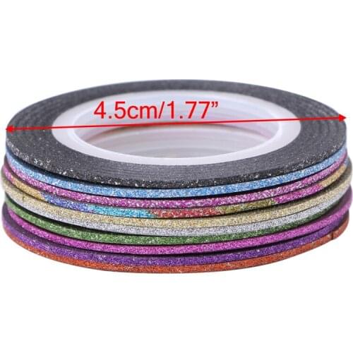 1mm Roll Striping Tape Line DIY Nail Art Tips Decal Decoration Sticker Tool