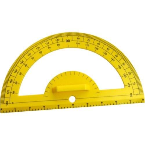 19.5'' 180 Degree Goniometer Protractor Measurement Tool Rotary Measuring Ruler