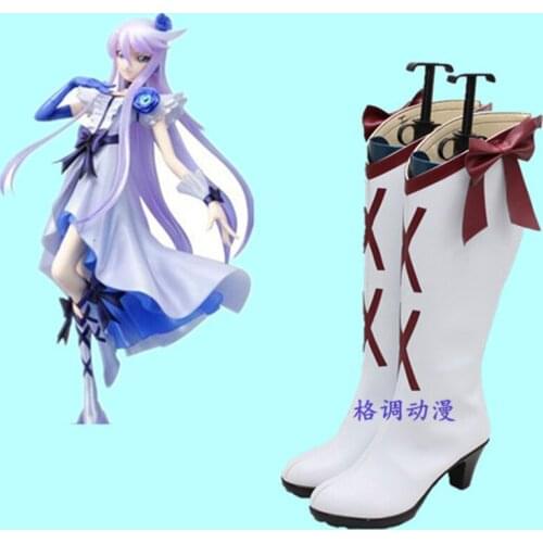 Pretty Cure Cure Moonlight White Cosplay Boots Shoes Halloween Carnival Party Accessories Custom Made