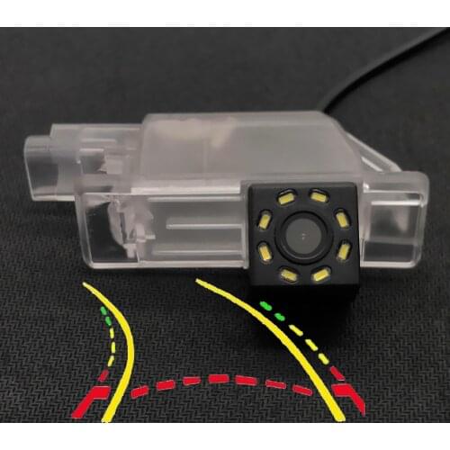 Dynamic Trajectory Tracks HD Car Rear View Backup Camera For Peugeot 1007 2008 208 301 307 308 406 407 408 508 607 806 807 RCZ