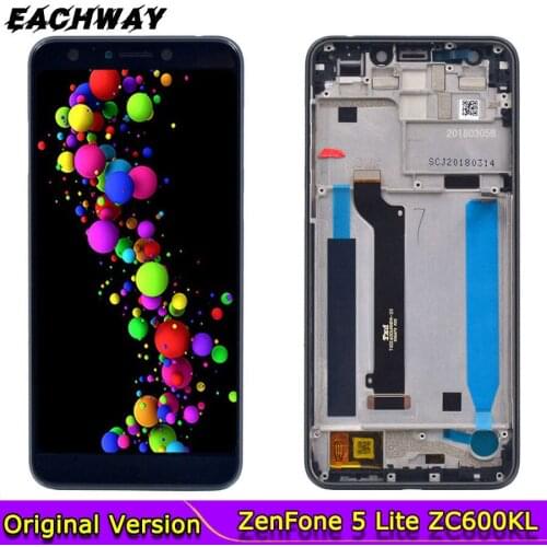For 6.0" Asus ZenFone 5 Lite 5Q X017DA LCD ZC600KL S630 SDM630 LCD Display Touch Screen Digitizer Assembly for Asus ZC600KL LCD