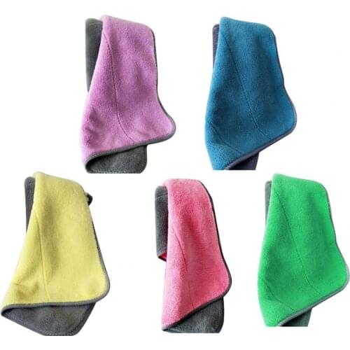 Double Side Hand Towel Hanging Kitchen Bathroom Dish Cleaning Drying Washcloth Household Cleaning Tools Utensils For Kitchen