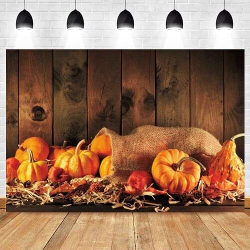 Yeele Photocall Autumn Backdrop Maple Pumpkin Wood Board Photography Baby Photographic Background Photophone For Photo Studio