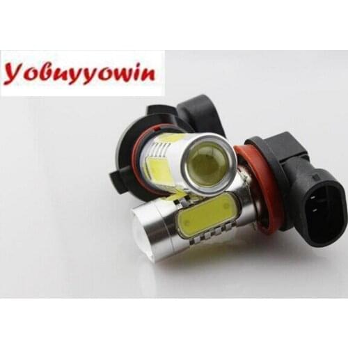 Classic Item!H11 H8 H9 high power COB White Car Auto Vehicle Trucks Foglight Driving Light Bulb 6000K 7.5W 1250Lm Energy