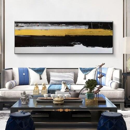 Cloud Art Oil Painting Poster Print Abstract Wall Art Canvas Painting Creative Line Pictures for Living Room Home Decor