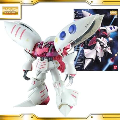 Original BANDAI MG 1/100 Gundam AMX-004 Qubeley ANIME ACTION Figures Assemble PVC Model TOY FOR CHILD