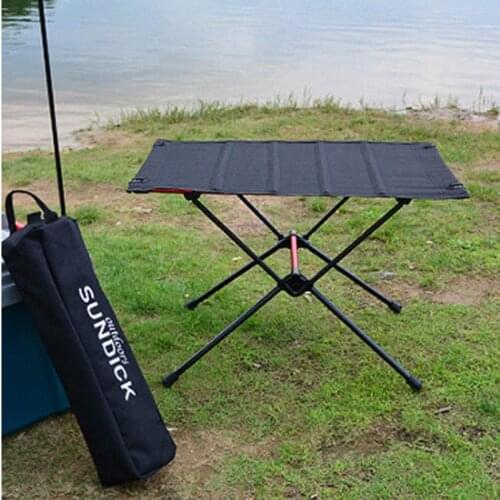 Portable Foldable Table Camping Outdoor Furniture Computer Bed Tables Picnic Aluminium Alloy Ultra Light Folding Desk Dropship