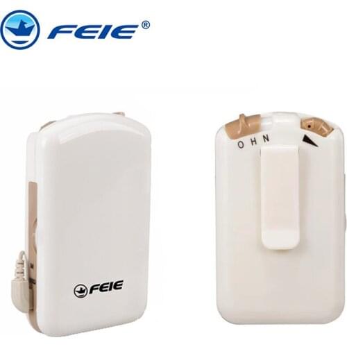 S-7A Mini pocket Hearing Amplifier Sound Cassette Pocket High Power Wired Hearing Aid for Severe Profound Deaf Free Ship