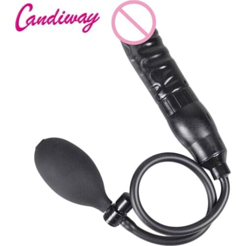 Sex Toys Large Inflatable Dildo Anal butt plug Pump dildo Realistic cock Super Big Inflatable Penis for Women Gay Sex Product