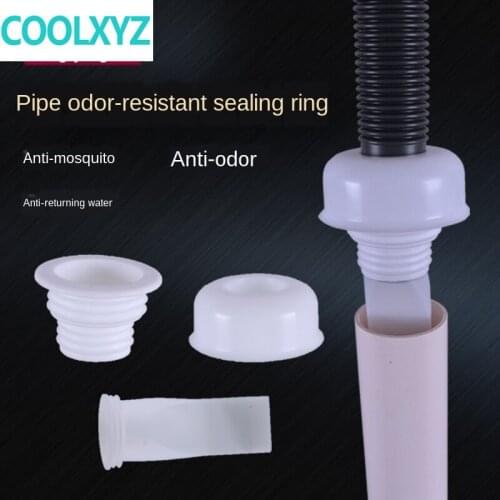 Bathroom kitchen drain pipe deodorant sealing ring plug washing machine drain pipe drain drain silicone deodorant core
