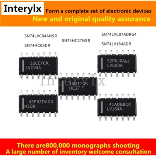 10Pcs SN74LVC04ANSR SN74HC08DR SN74LVC07ADRG4 SN74LV164ADR SOP-14
