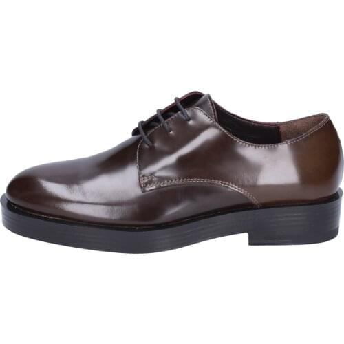 TRIVER FLIGHT Classic women shiny leather Brown