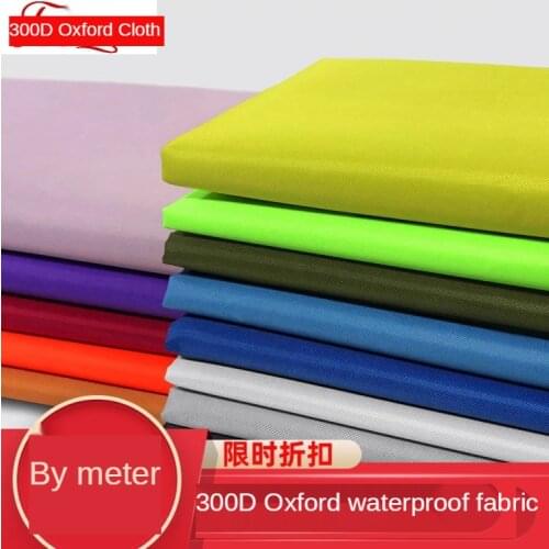 300D Oxford Waterproof Fabric for Tent Awning Ripstop Sunscreen Blackout Curtains Sewing Coated Silver Thick Cloth By The Meter
