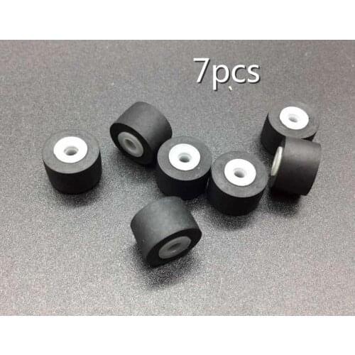 7pcs 11mm*8*2 vintage stereo audio press belt pulley deck audio pressure recorder cassette deck pinch roller tape pinch roller